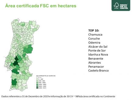Área Certificada em hectares